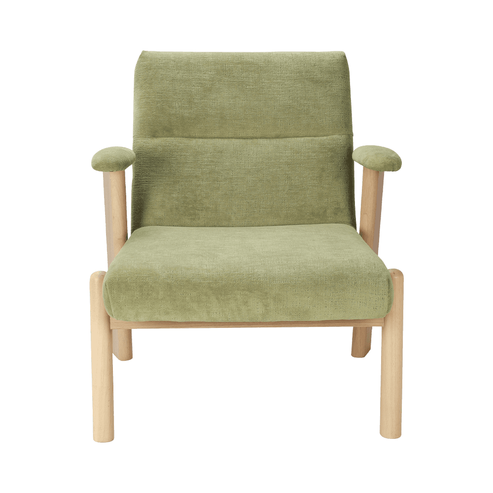 Silla de ocio de marco de madera