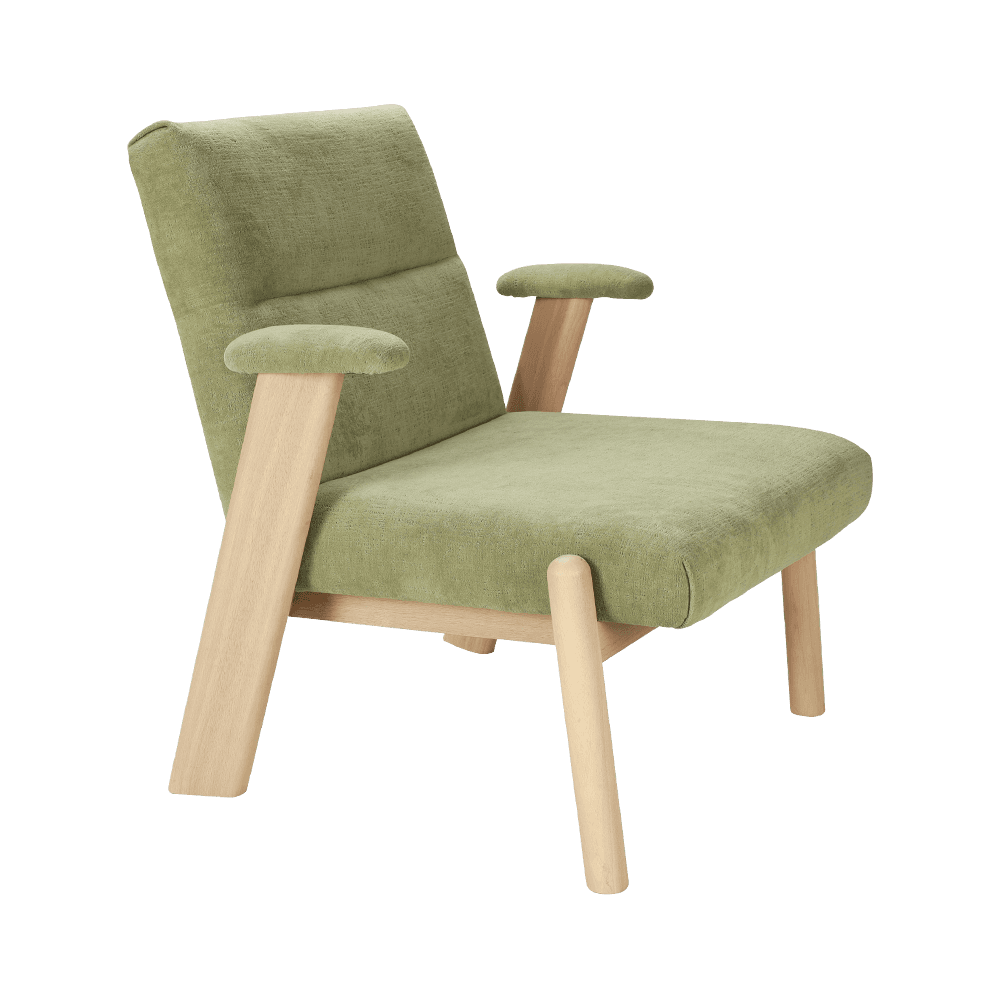 Silla de ocio de marco de madera