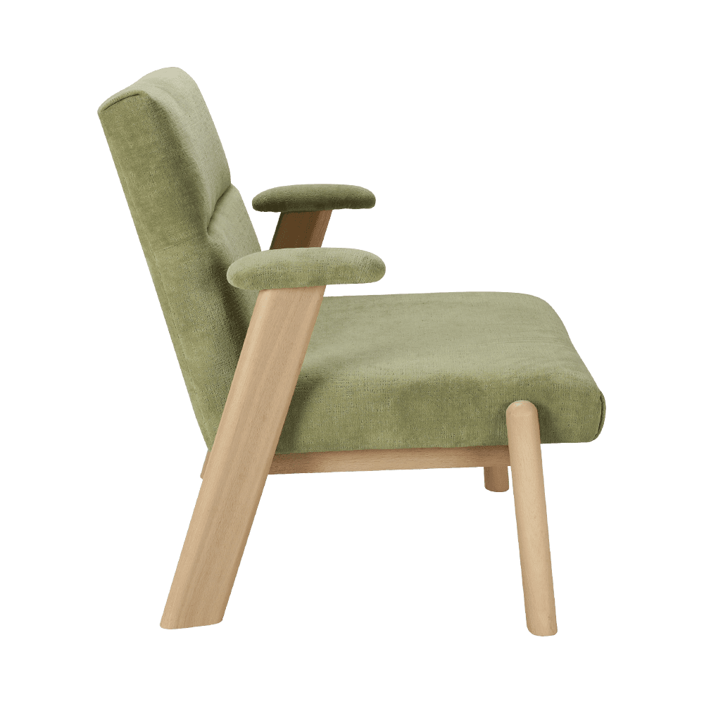 Silla de ocio de marco de madera