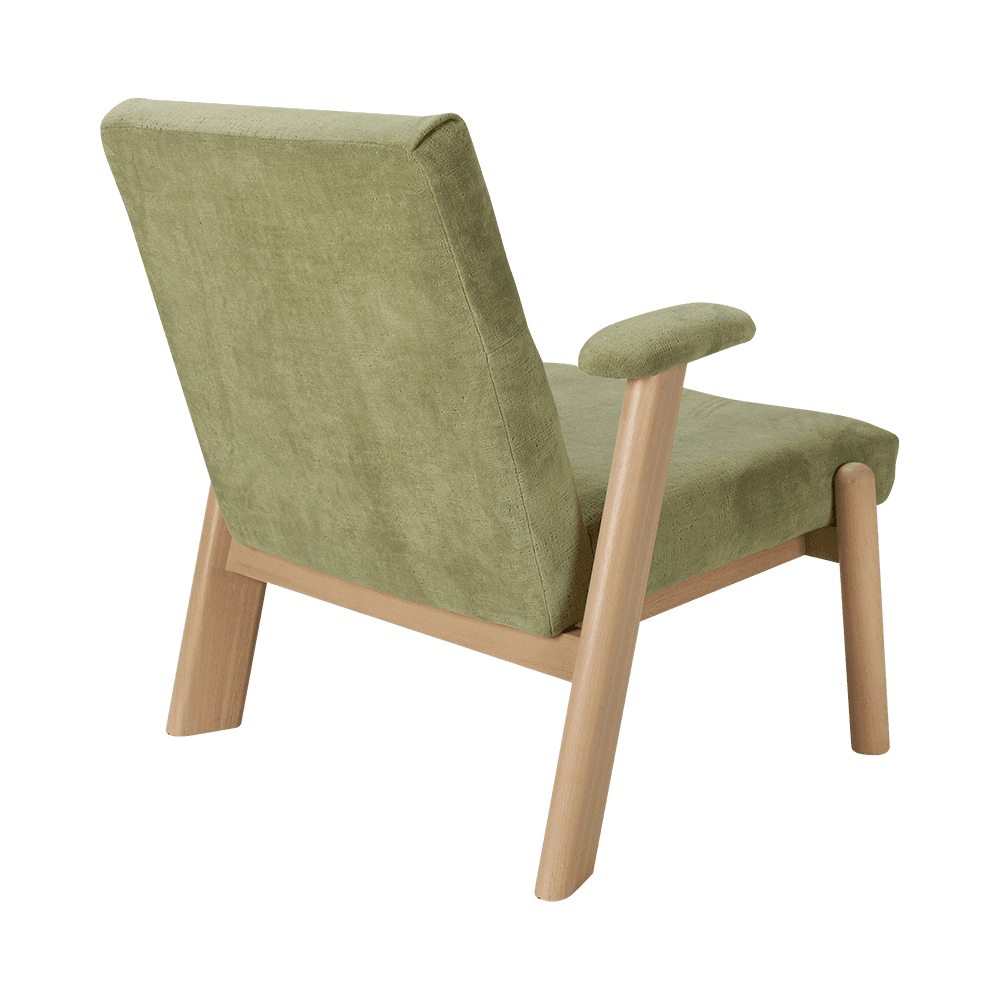 Silla de ocio de marco de madera