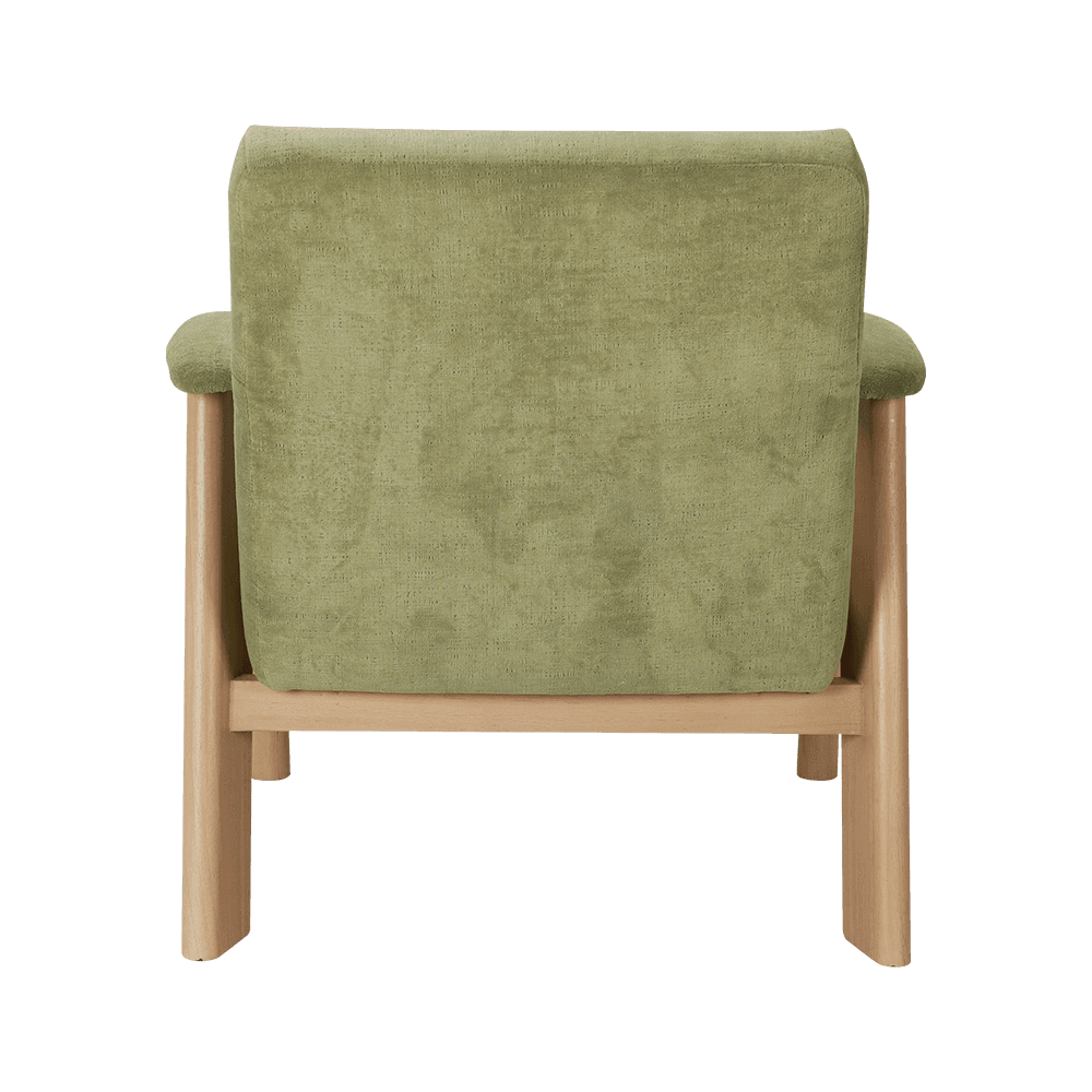 Silla de ocio de marco de madera