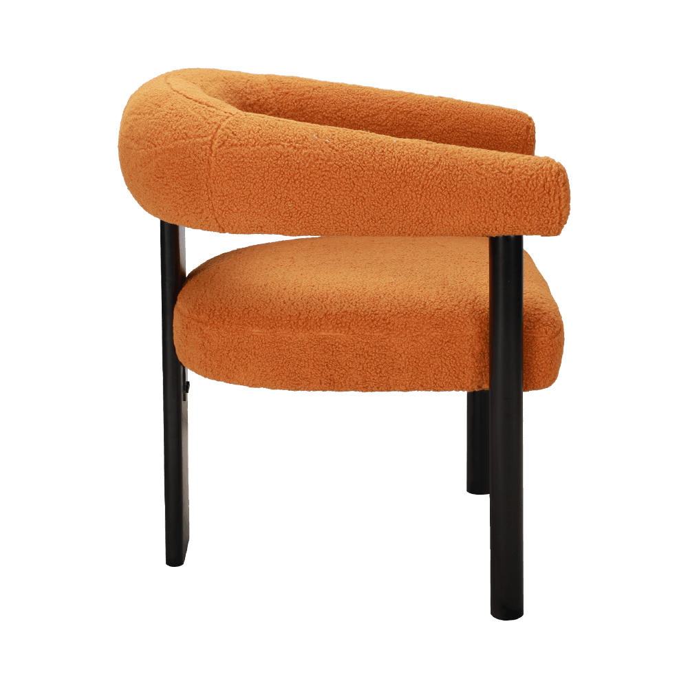 Silla de comedor de madera maciza de cojín de esponja