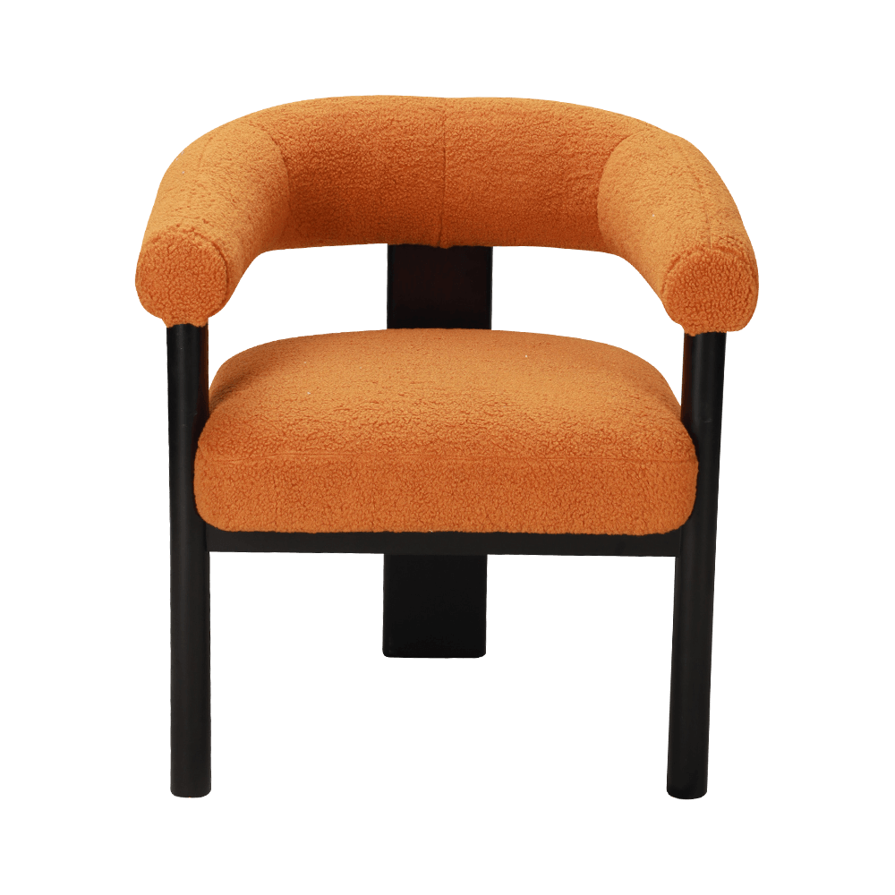 Silla de comedor de madera maciza de cojín de esponja