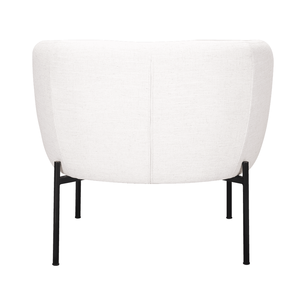 Silla de cojín de esponja blanca