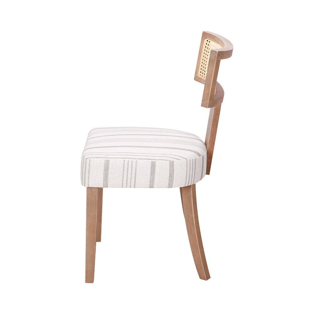 Silla de comedor de cojín de esponja de madera de goma