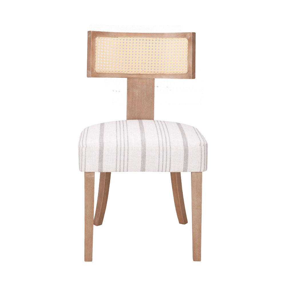 Silla de comedor de cojín de esponja de madera de goma