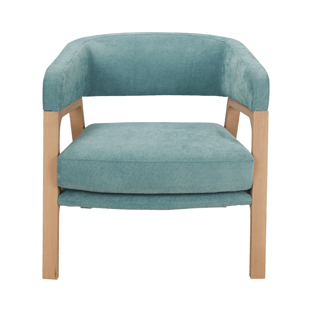 Silla de descanso de la esponja de madera de goma