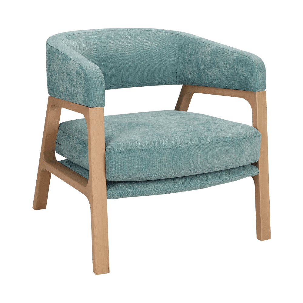 Silla de descanso de la esponja de madera de goma