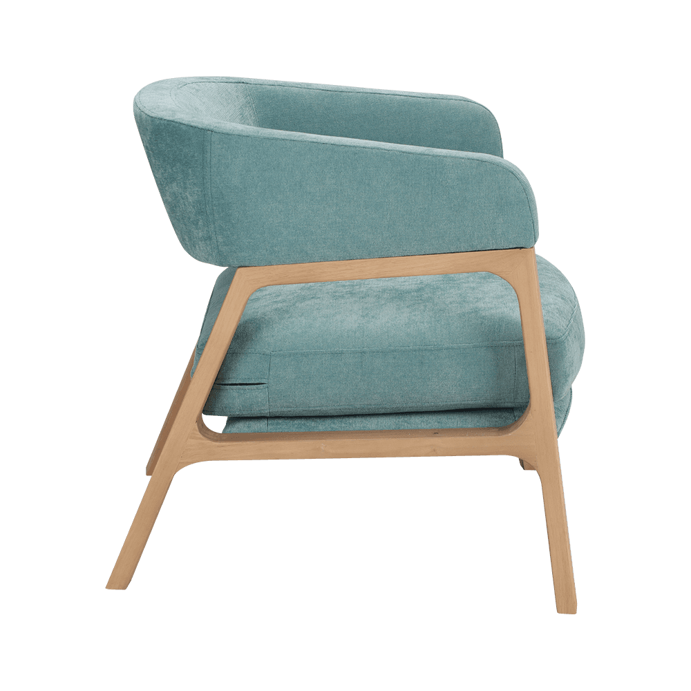 Silla de descanso de la esponja de madera de goma