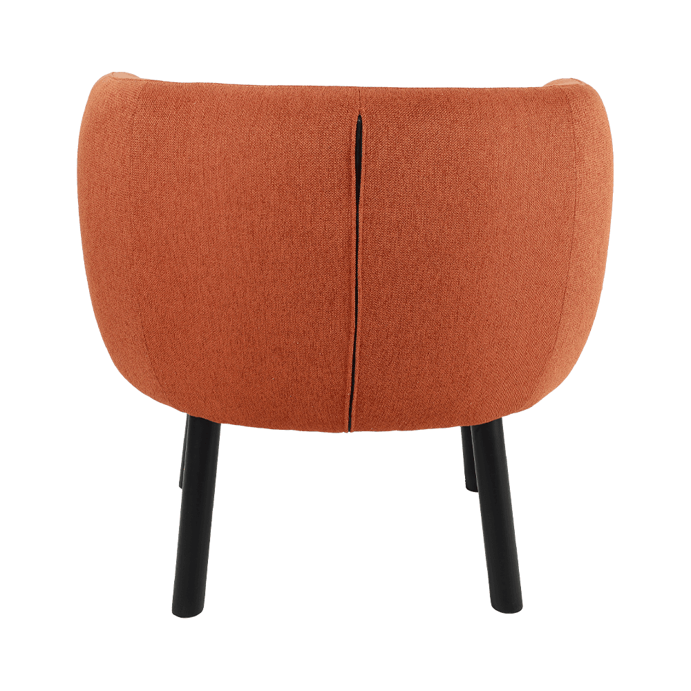 Tela silla de comedor de madera maciza