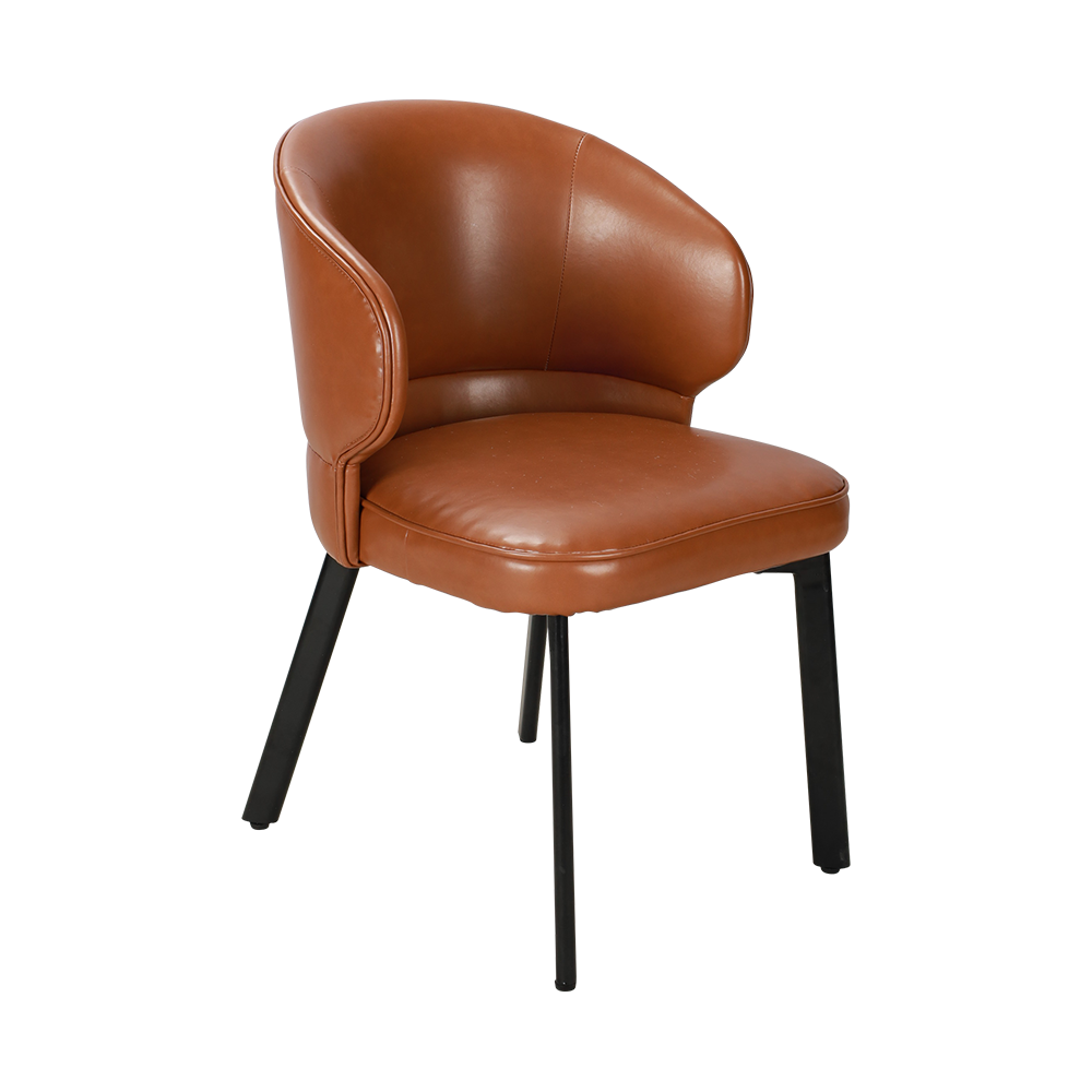 Silla de comedor de madera maciza esponja de alta resistencia