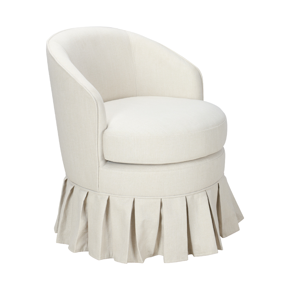 Silla de descanso vintage de crema