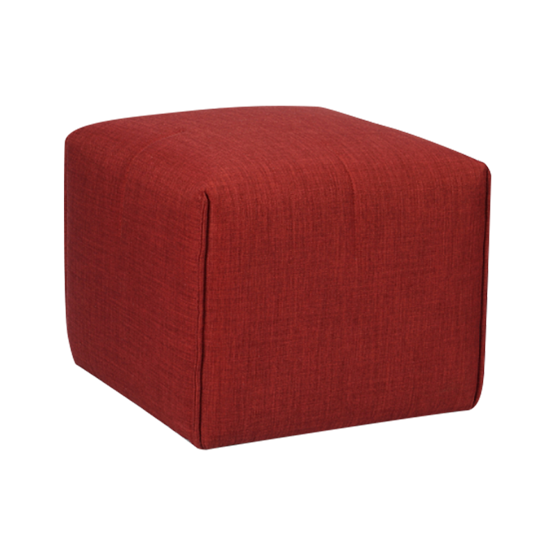 Cuadrado otomano pouf pie de pie 
