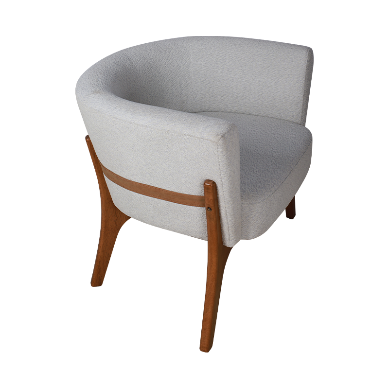 Silla de descanso de madera sólida con cinturón